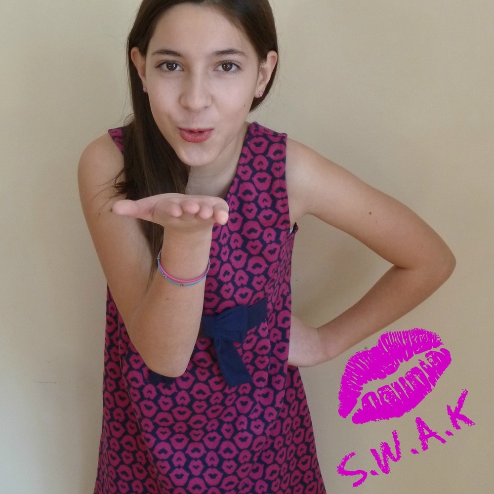 Little Lilly Evie Dress in Don’t Give Me Lip